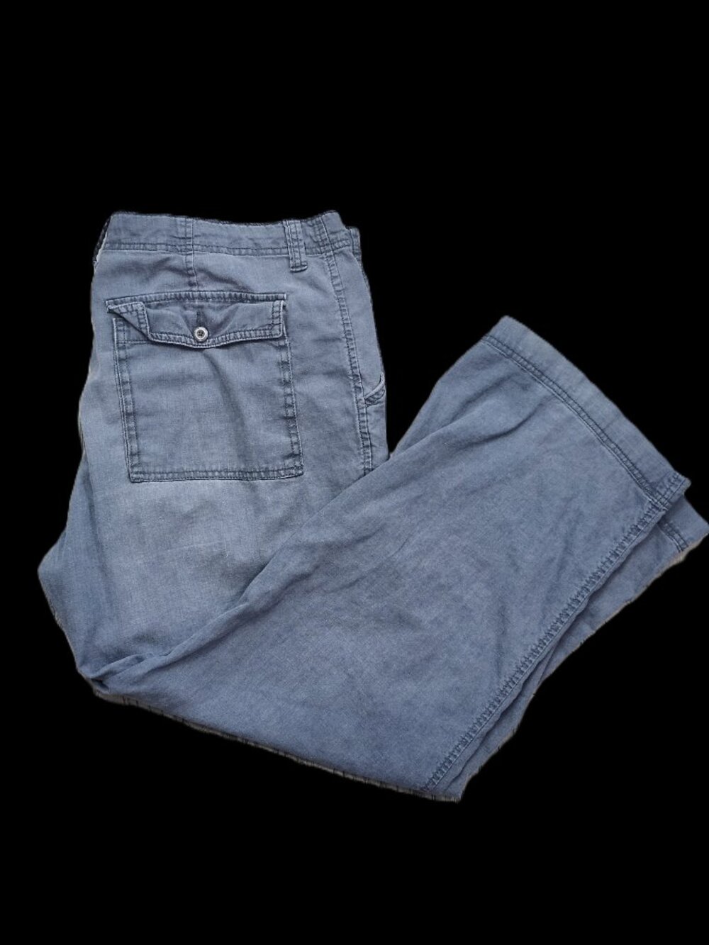 Old Navy Linen Pants – 36x30 – Light Blue – Loose Fit